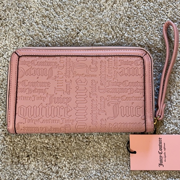 NWT Juicy Couture Pink Wristlet - Picture 2 of 7
